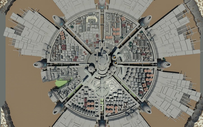Illustration for article titled Here's A Stunning Minecraft Re-Creation Of Final Fantasy VII's Midgar